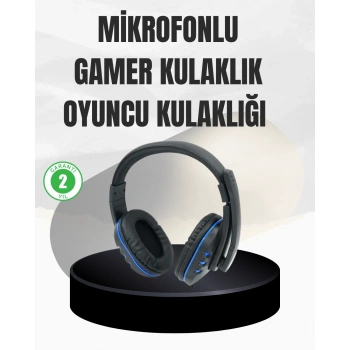 Stereo Oyun Kulaklığı – Güçlü Bas, Mikrofonlu Ve Konforlu Tasarım