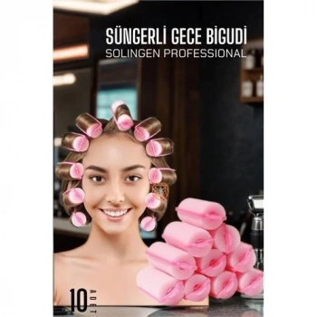 Süngerli Gece Bigudisi 8 Adet Solingen Professional