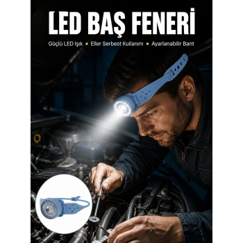 Suya Dayanıklı Led Kafa Lambası Outdoor Kullanım Yeni Nesil