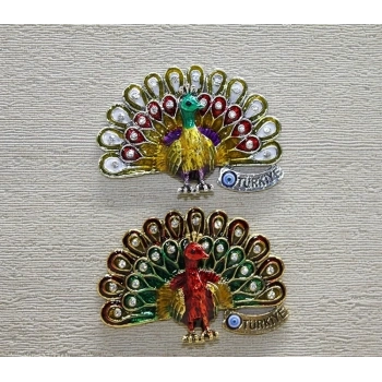 Swaroski Tavuskuşu Magnet Alk3852