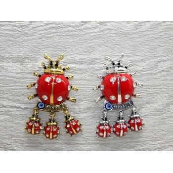 Swaroski Uğur Böceği Magnet Alk3856