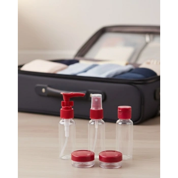 Taşınabilir 5 Parça Seyahat Kozmetik Dolum Seti 30 Ml