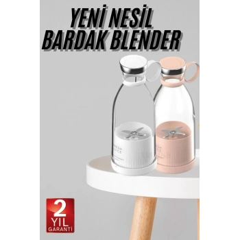 Taşınabilir Kablosuz Şarjlı Kişisel Smoothie El Blender Mini Meyve Sıkacağı