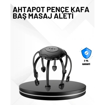 Taşınabilir Kafa Masaj Cihazı Eller Serbest 360° Profesyonel Masaj