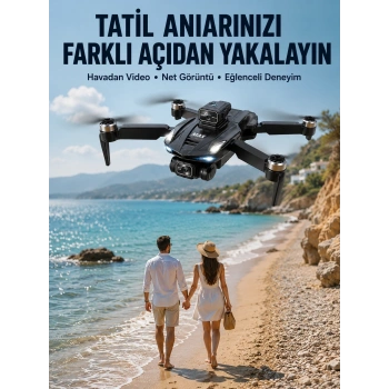 Taşınabilir Katlanabilir Drone İle Açık Alanlarda Keyifli Uçuş Deneyimi