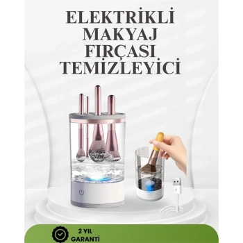 Taşınabilir, Sessiz Ve Güçlü Makyaj Fırçası Temizleme Makinesi