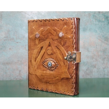 Taşlı Deri Defter Ksk3152