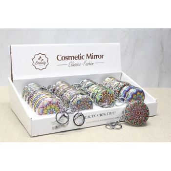 Taşlı El Aynası Anahtarlık Alk3771