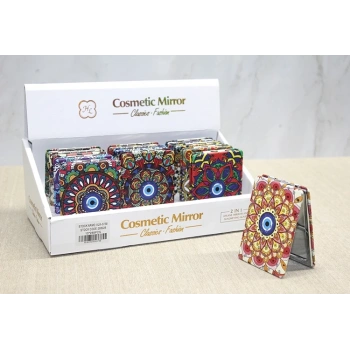 Taşlı El Aynası Dikdörtgen İnce Alk3738