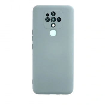 Tecno Camon 16 Kılıf Nano İçi Kadife Silikon - Buz Mavisi