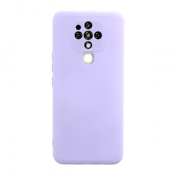 Tecno Camon 16 Kılıf Nano İçi Kadife Silikon - Lila