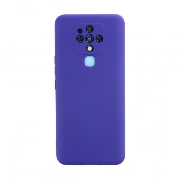 Tecno Camon 16 Kılıf Nano İçi Kadife Silikon - Mor