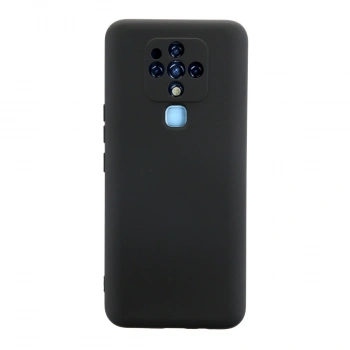 Tecno Camon 16 Kılıf Nano İçi Kadife Silikon - Siyah