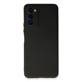 Tecno Camon 18 Kılıf First Silikon - Siyah