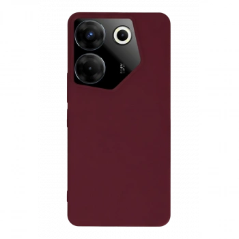 Tecno Camon 20 Pro 5g Kılıf First Silikon - Bordo