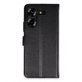 Tecno Pova 5 Kılıf Trend S Plus Kapaklı Kılıf - Siyah