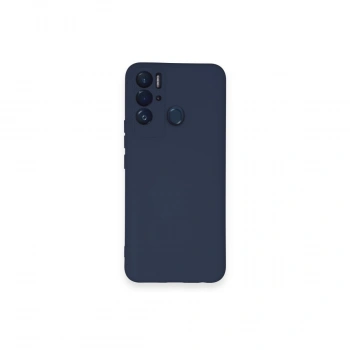 Tecno Pova Neo Kılıf Nano İçi Kadife Silikon - Lacivert
