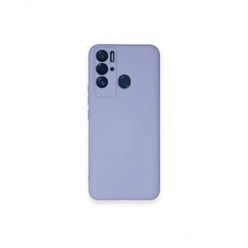 Tecno Pova Neo Kılıf Nano İçi Kadife Silikon - Lila