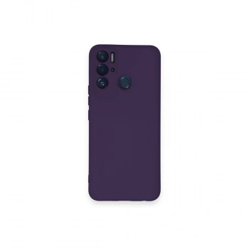 Tecno Pova Neo Kılıf Nano İçi Kadife Silikon - Mor