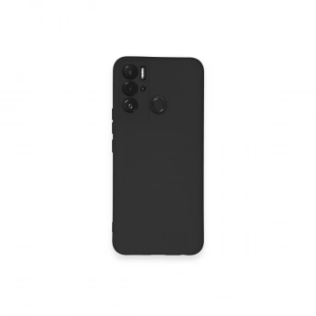 Tecno Pova Neo Kılıf Nano İçi Kadife Silikon - Siyah