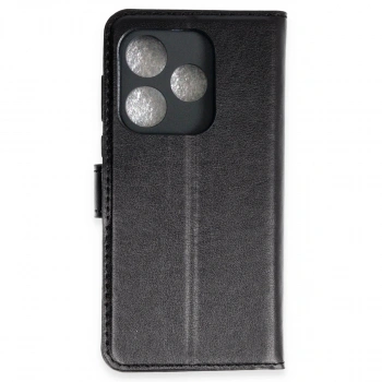 Tecno Spark 10c Trend S Plus Kapaklı Kılıf - Siyah