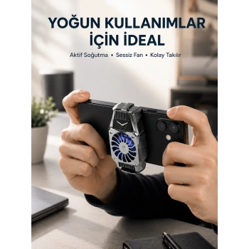 Telefon Isınmasını Azaltan Aktif Fanlı Soğutucu Sistemi