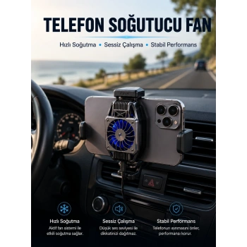 Telefon Soğutucu Fan Aktif Soğutma Sistemi İle Güçlü Performans