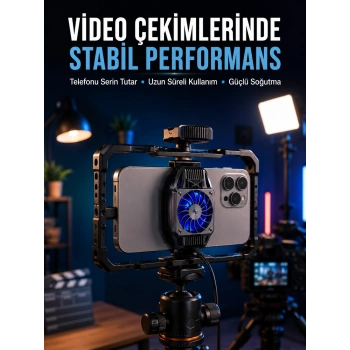 Telefon Soğutucu Fan Uzun Süreli Kullanım