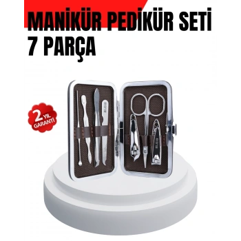 Tırnak Ve Kaş Bakımına Özel Paslanmaz Çelik Set