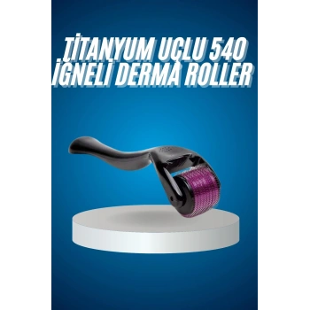 Titanyum Uçlu Derma Roller 540 İğneli 1 Mm Gözenek Azaltıcı Akne İzlerine Uygun