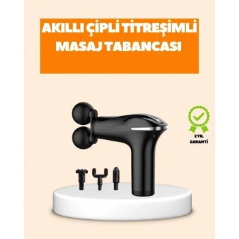 Titreşimli Masaj Aleti Şarjlı Masaj Tabancası Spor Sonrası Kas Gevşetici