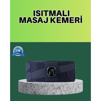 Titreşimli Masajlı Bel Kemeri Sessiz Çalışma 100 Cm Bel Uyumlu