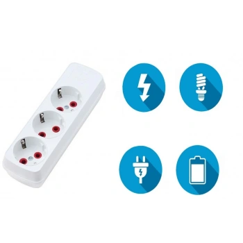 Topraklı 3Lü Priz 10 Metre (599)