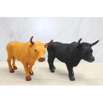 Tüylü Boğa Figürü Alk3059