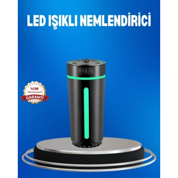 Usb Bağlantılı Led’li Hava Nemlendirici Aromaterapi Buhar Difüzörü