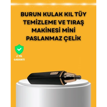 Usb Şarjlı Sessiz Burun Ve Kulak Kılı Temizleme Cihazı