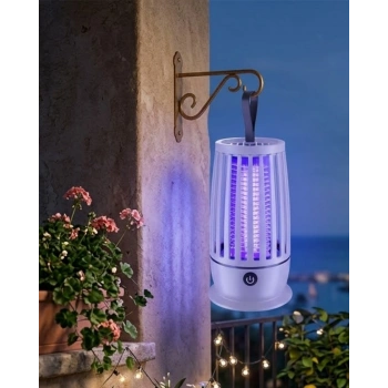 Uv Işıklı Elektrikli Böcek Öldürücü Lamba Gece Lambalı Sessiz Ve Güvenli Kullanım