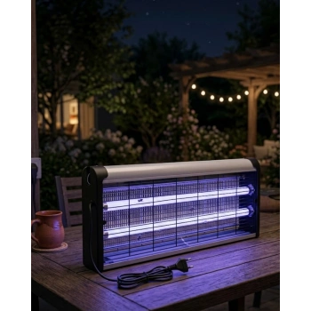 Uv Işıklı Elektrikli Sinek Savar 10w Sessiz Haşere Öldürücü Lamba