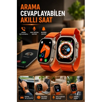 Uyku Ve Nabız Takipli, Wireless Şarjlı Akıllı Saat Android Ve İos Uyumlu