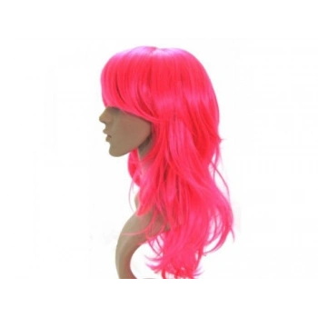 Uzun Peruk Saç  Pembe (599)