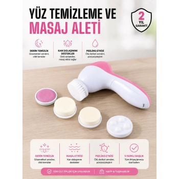 Uzun Pil Ömrü Ve Etkili Sonuçlar Sunan 5 Fonksiyonlu Cilt Bakım Cihazı