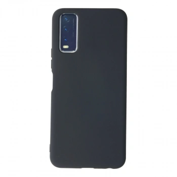 Vivo Y11s Kılıf Nano İçi Kadife Silikon - Gri