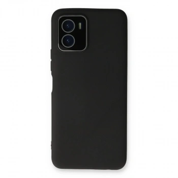Vivo Y15s Kılıf Lansman Glass Kapak - Siyah