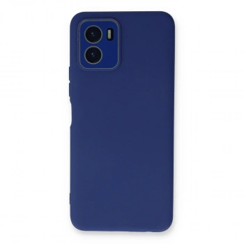 Vivo Y15s Kılıf Lansman Glass Kapak - Sky Blue