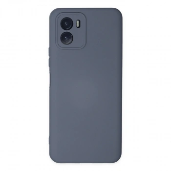 Vivo Y15s Kılıf Nano İçi Kadife Silikon - Gri