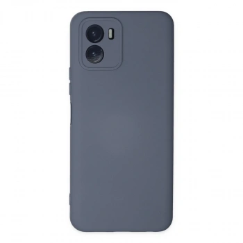 Vivo Y15s Kılıf Nano İçi Kadife Silikon - Gri