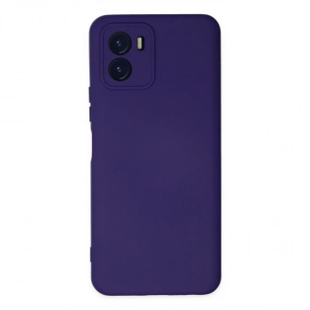 Vivo Y15s Kılıf Nano İçi Kadife Silikon - Mor