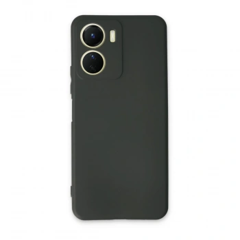 Vivo Y16 Kılıf First Silikon - Koyu Yeşil