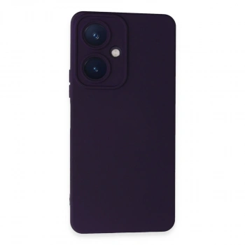 Vivo Y27 Kılıf Nano İçi Kadife Silikon - Mor