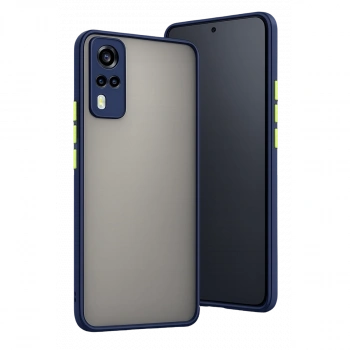 Vivo Y53s Kılıf Montreal Silikon Kapak - Lacivert